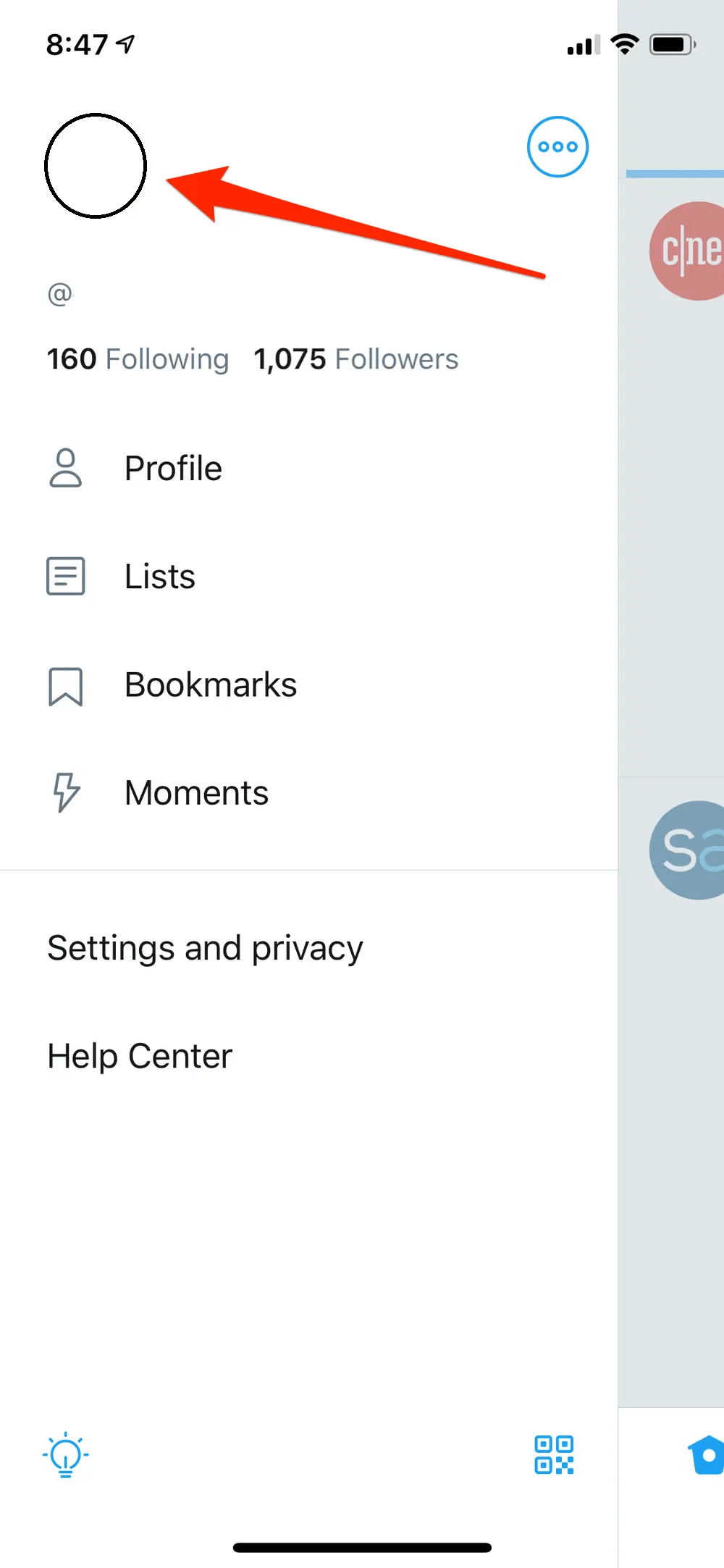 How to change twitter display name on mobile