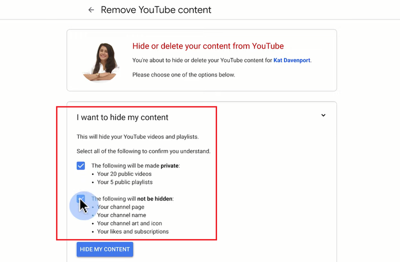 How to delete a YouTube channel