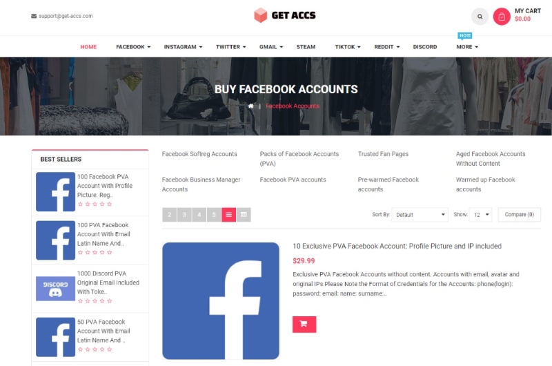 how to buy facebook account